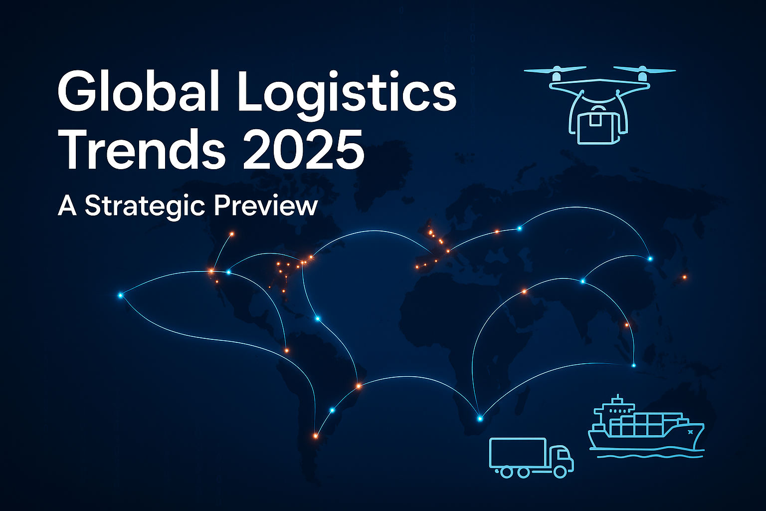 Global Logistics Trends 2025 Infographic